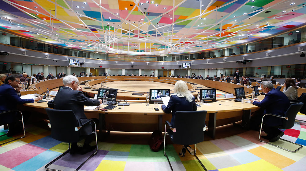Budgetrådets möte i Bryssel.