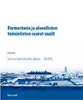 Pormestarin ja alueellisten toimielinten suorat vaalit