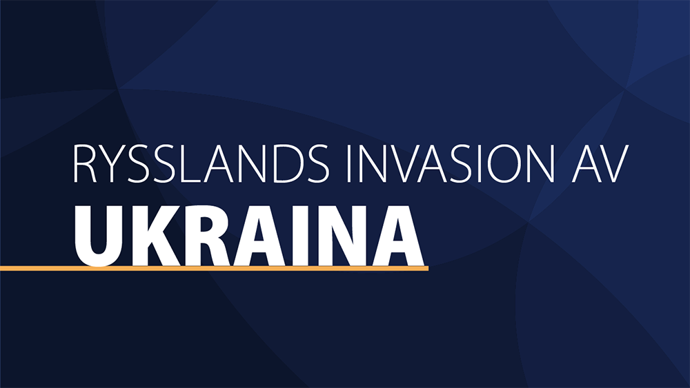 Rysslands invasion av Ukraina.