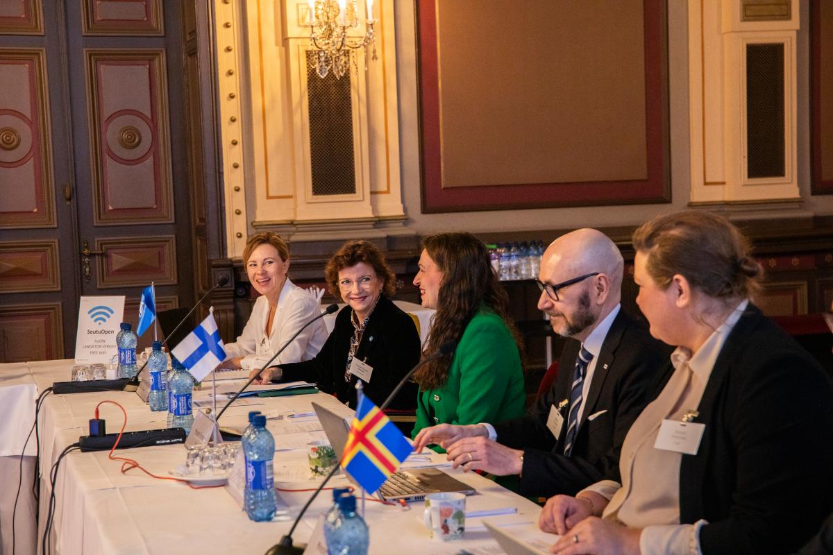 Minister Anna-Kaisa Ikonen and ICT-director Jarkko Levasma at the meeting of Nordic ministers for digitalisation