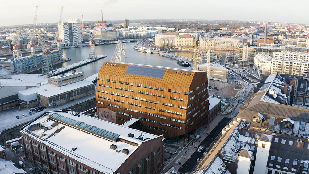Europeiska kemikaliemyndighetens byggnad i Helsingfors.
