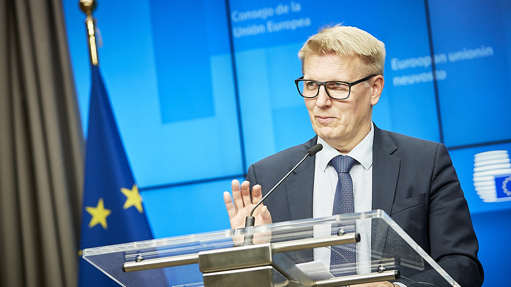 Kimmo Tiilikainen in the City of Brussels 18.11.2019.