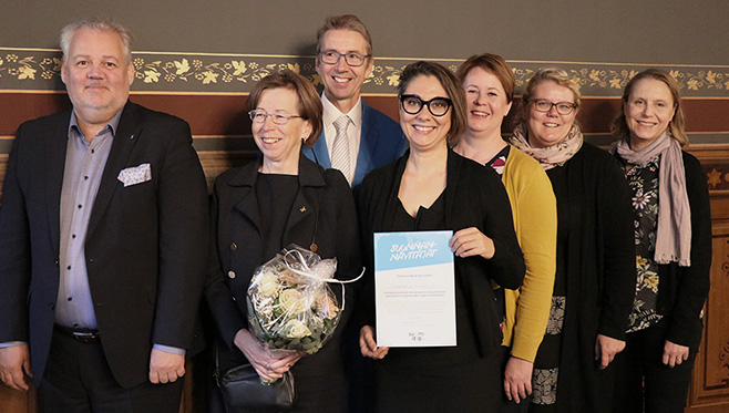 Suunnannäyttäjät-palkintotilaisuus.