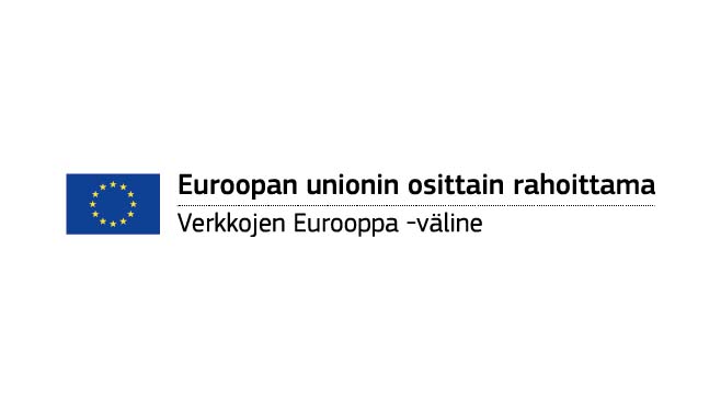 Euroopan unionin osittain rahoittama. Verkkojen Eurooppa -väline.