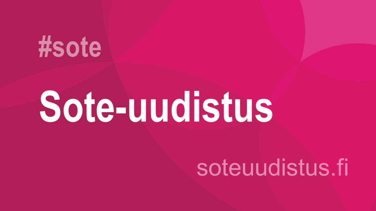 Sote-uudistus.