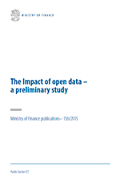 The Impact of open data – a preliminary study