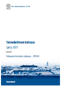 Taloudellinen katsaus, syksy 2019