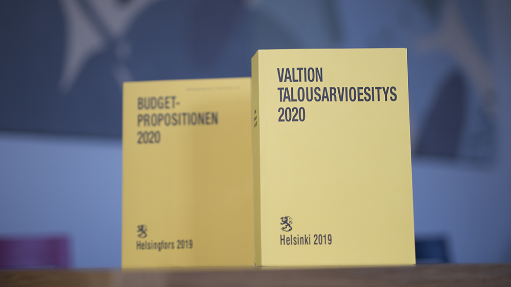 Budgetböckerna 2020.