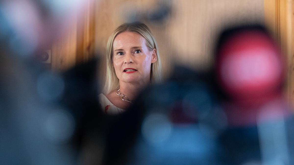 Valtiovarainministeri Riikka Purra.