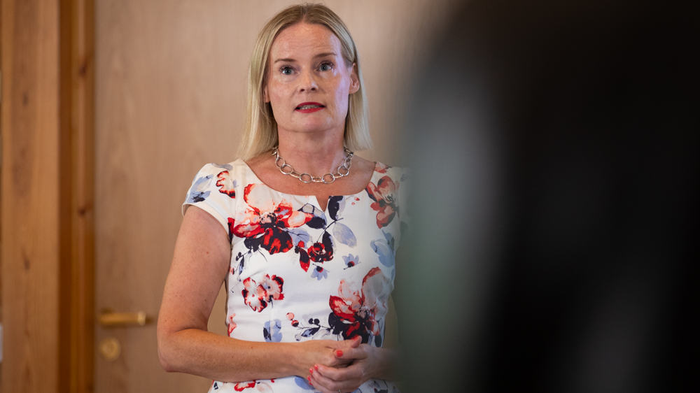 Finansminister Riikka Purra.