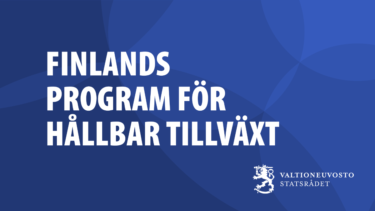 Finlands program för hållbar tillväxt.