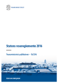Statens resereglemente 2016