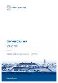 Economic Survey, spring 2016