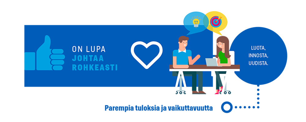 On lupa johtaa rohkeasti