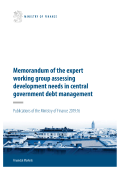 Memorandum of the expert working group assessing development needs in central government debt management