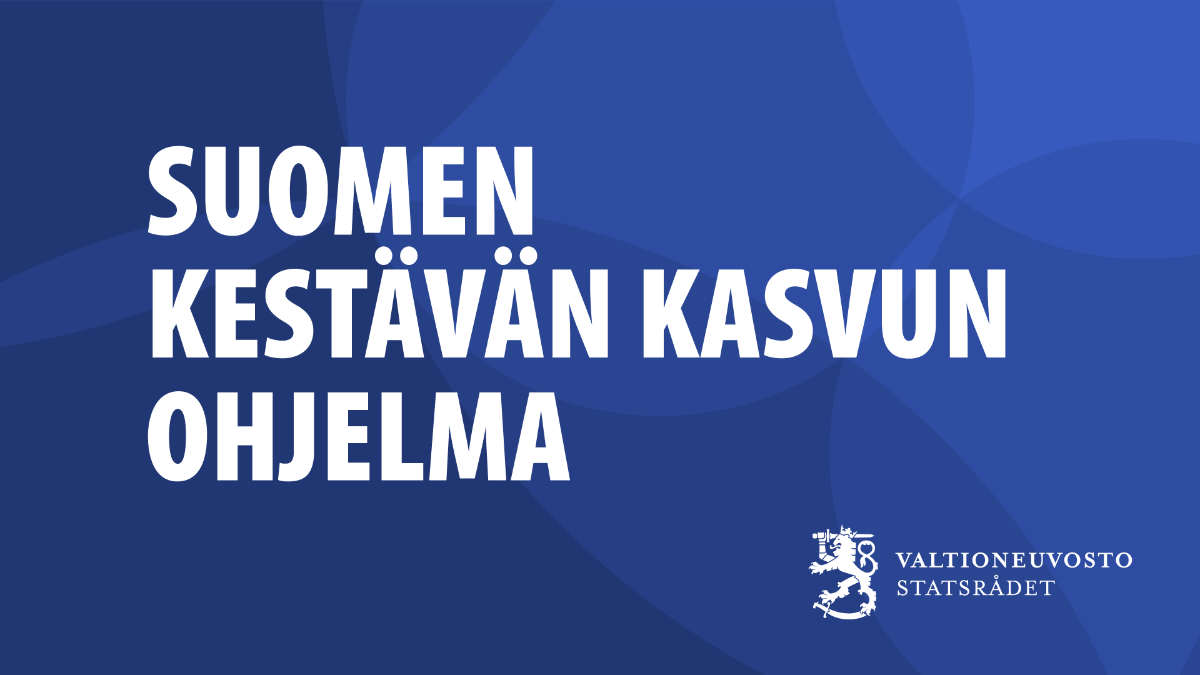 Suomen kestävän kasvun ohjelma.