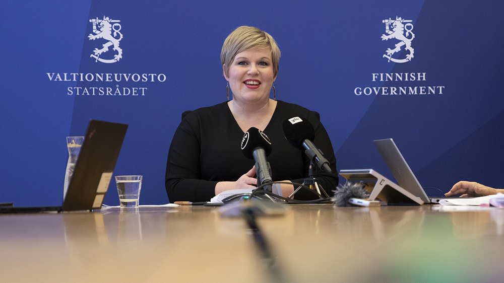 Finansminister Annika Saarikko.