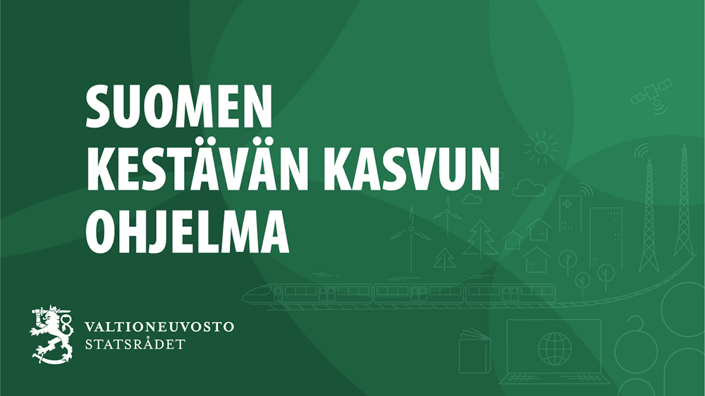 kestävä kasvu -logo