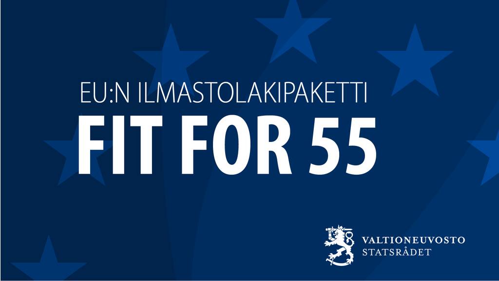 Graafinen kuva sinisellä pohjalla tekstillä